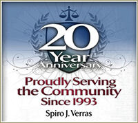 20 year anniversary: Proudly serving the community since 1993 - Spiro J. Verras