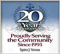 20 year anniversary: Proudly serving the community since 1993 - Spiro J. Verras